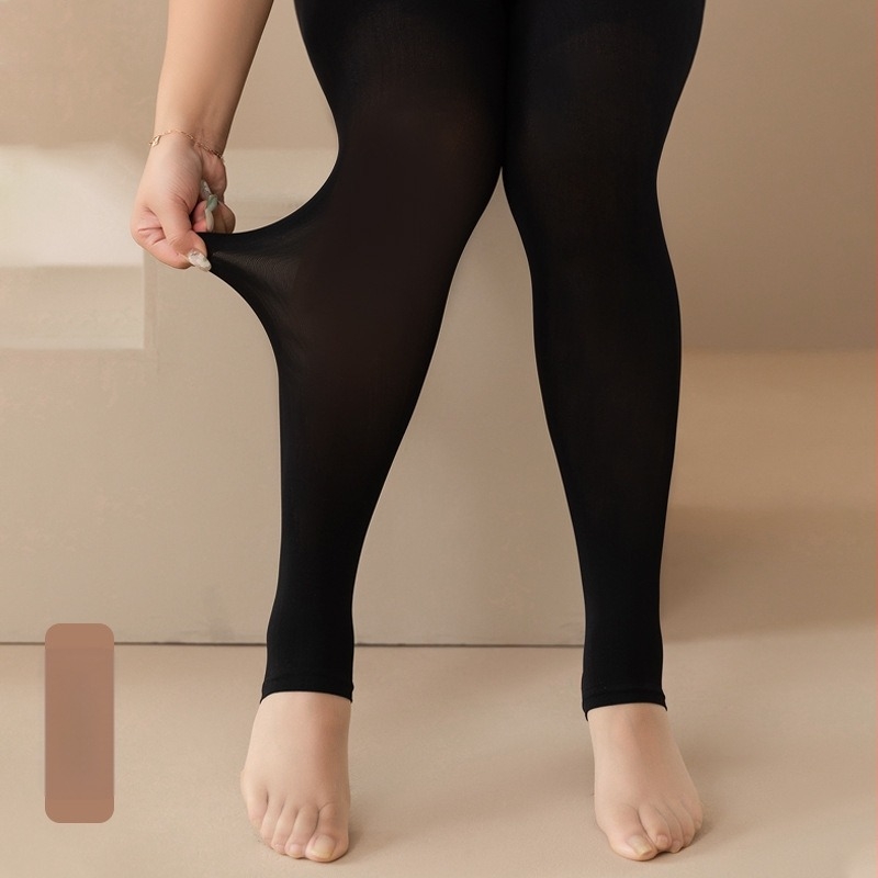 Γυναικείες καλσόν σε nude χρώμα, σε μέγεθος plus, με επένδυση και επιπλέον πάχος, για άνοιξη, φθινόπωρο και χειμώνα