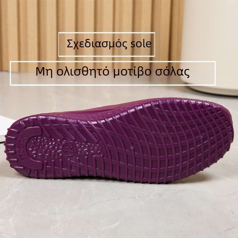 Γυναικείες PVC γαλότσες βροχής, μέχρι το γόνατο, παχιά σόλα, αδιάβροχες και αντιολισθητικές, φθινόπωρο-χειμώνας