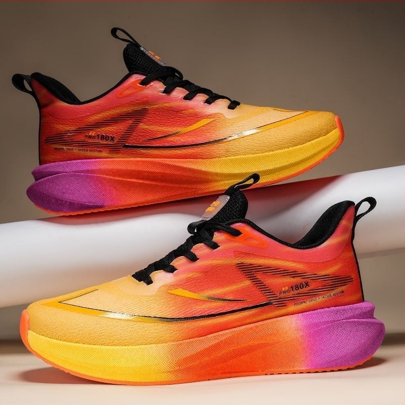 Ανδρικά παπούτσια τρεξίματος – υπερ-ελαφριά, διχτυωτό επάνω μέρος, διαπνέοντα, απορρόφηση κραδασμών, βολκανισμένη σόλα