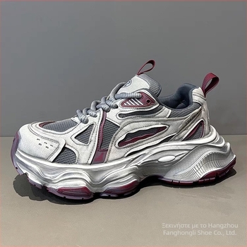 Loafers με πάνω μέρος από δίχτυ, σόλα από καουτσούκ, κλείσιμο με κορδόνια, για άνδρες, νεανικός casual στυλ, κυκλοφορεί καλοκαίρι 2025