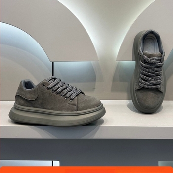 Ανδρικά υφασμάτινα loafers με κορδόνια, μυτερό δάχτυλο, καλοκαιρινά καθημερινά παπούτσια με σόλα που αυξάνει το ύψος