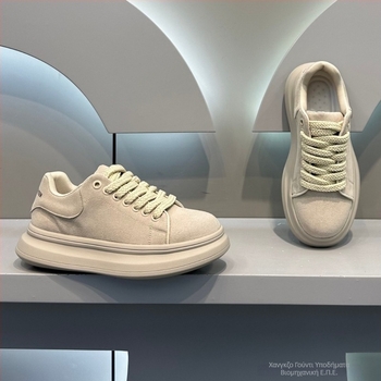 Ανδρικά υφασμάτινα loafers με κορδόνια, μυτερό δάχτυλο, καλοκαιρινά καθημερινά παπούτσια με σόλα που αυξάνει το ύψος