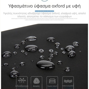 Ανδρική οριζόντια επαγγελματική τσάντα με ιμάντα ώμου – νάιλον, αναπνεύσιμη κατασκευή, επεκτειόμενη, μείωση βάρους για επαγγελματικά ταξίδια
