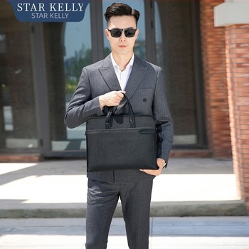 Star Kelly Φάκελος εγγράφων από Oxford ύφασμα – για γραφείο, με φερμουάρ, απλός και κομψός σχεδιασμός