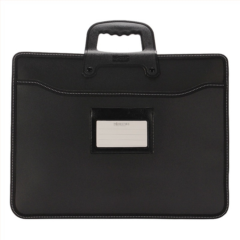 Φάκελος εγγράφων Kang Bai με φερμουάρ, PP υλικό, Μεγάλη χωρητικότητα