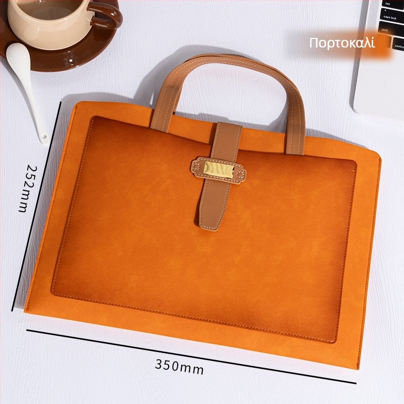 PU Δερμάτινο Α4 Αρχείου - Φορητή Επαγγελματική Τσάντα με Τρισδιάστατο Σχεδιασμό (Μάρκα: Yicheng; Υλικό: PU; Στυλ: Φορητό; Σχήμα: Τρισδιάστατο)