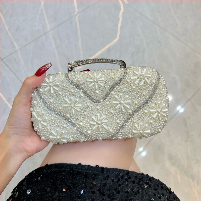 Μικρή τετράγωνη τσάντα clutch με θήκη για κινητό, κλείσιμο με αγκράφα, σκληρή κατασκευή, πολυεστέρας
