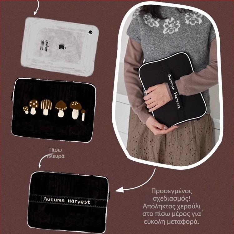 Θήκη για tablet και λάπτοπ με ultra-light σχεδιασμό και προστασία από κραδασμούς — πολυεστέρας, μοτίβο anime καρτούν, συμβατή με tablets και λάπτοπ