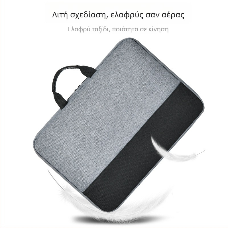 Τσάντα για φορητό υπολογιστή και tablet από Oxford ύφασμα, αδιάβροχη, υπερελαφριά, ανθεκτική στη φθορά, επεκτειόμενη, αστικό στυλ