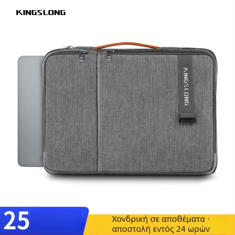 Τσαντα λάπτοπ μεγάλης χωρητικότητας, unisex, αδιάβροχη και αντί-κραδασμική, από Oxford ύφασμα με επένδυση πολυεστέρα, στυλ φορητού φακέλου