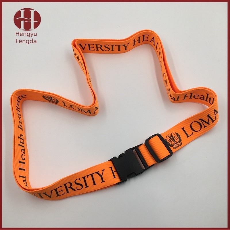 Επεκτεινόμενος ιμάντας αποσκευών από πολυεστέρα με μεταξοτυπία, ABS εξαρτήματα, δυνατότητα προσαρμογής