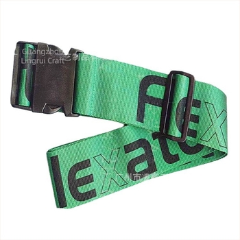 Ιμάντας αποσκευών, πολυεστέρας-νάιλον, φέρουσα ικανότητα 50, ύφανση jacquard 5 τεμάχια, θερμική μεταφορά εκτύπωσης 5 τεμάχια, Lingrui ribbon