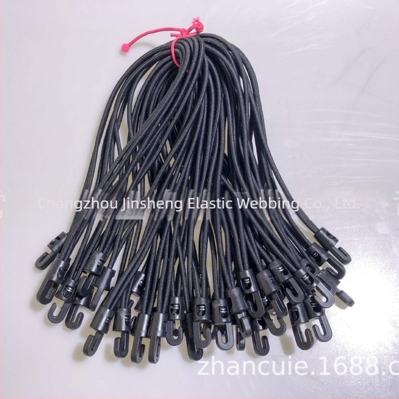 Ελαστικό κορδόνι αποσκευών με γάντζο, υλικό πολυεστέρας-λατέξ, δυνατότητα φόρτωσης έως 20 kg