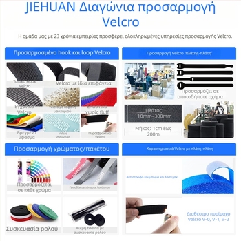 Νάιλον ιμάντας Velcro για μεταφορά εμπορευμάτων σε παλέτες και φορτηγά, διπλής όψης Velcro κούμπωμα, βιομηχανικής ποιότητας, 10.000+ κύκλοι, πρόσφυση πάνω από 6 kg/cm²