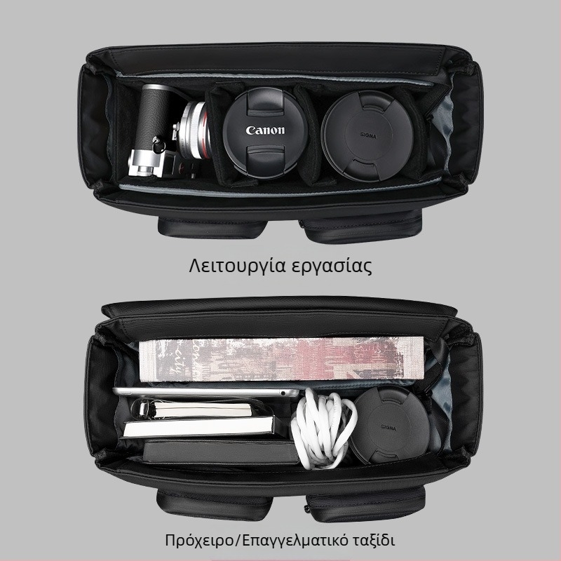 TANGCOOL τσάντα φωτογραφικής μηχανής SLR — Μεγάλη χωρητικότητα, στον ώμο, Oxford ύφασμα