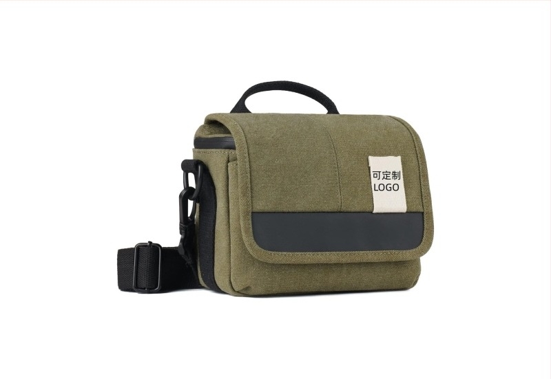 Τσάντα καμβά για mirrorless κάμερα, ώμου, αστικός μινιμαλισμός, ιμάντας με μαξιλαράκι αέρα, επένδυση πολυεστέρα