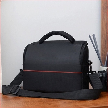 Τσάντα φωτογραφικής μηχανής στον ώμο, εξωτερικό νάιλον, επένδυση πολυεστέρα, αδιάβροχη, ανθεκτική σε φθορές, αντι-κλοπή, εργονομική