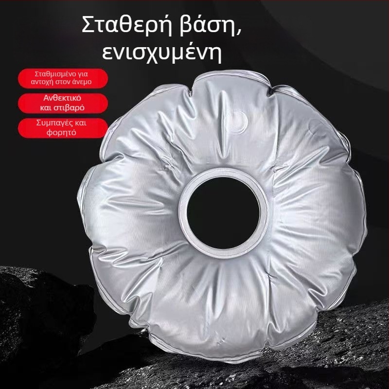 Βαριά τσάντα νερού για εξωτερική χρήση με βάση προβολής πλήρως γεμάτη νερό, ενισχυμένο πλαίσιο αντί-ανέμου και παχύτερη ανθεκτική στη φθορά τσάντα νερού.