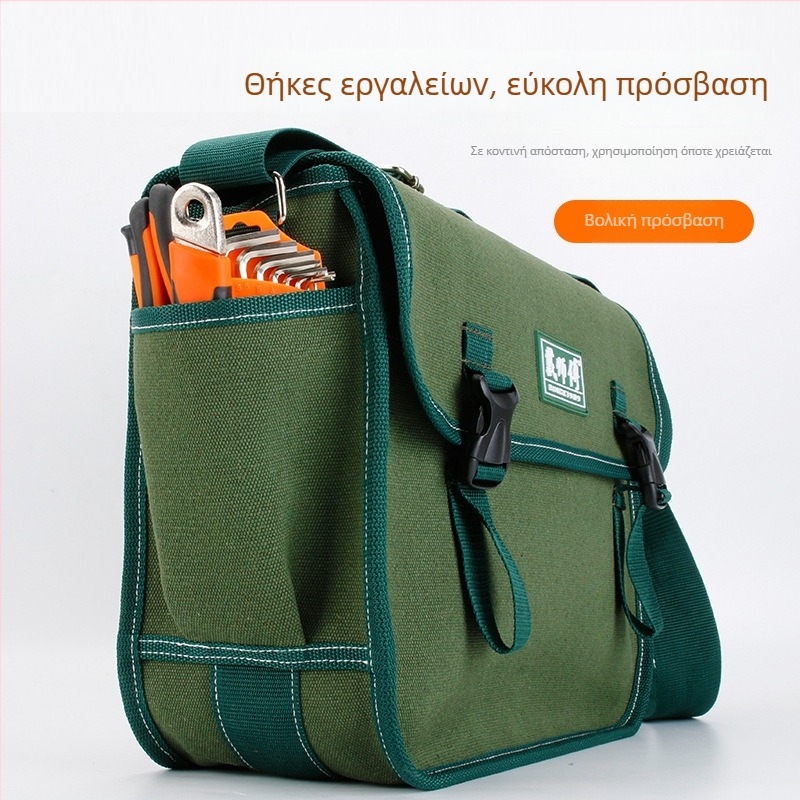 DSF-009 Τσαντάκι εργαλείων από καμβά, Master dai — χωρητικότητα φόρτωσης 40 kg, σχεδιασμός ώμου crossbody, σώμα από καμβά