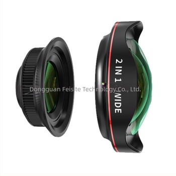 Ευρυγώνιος φακός 4K DSLR‑κλάσης, 110° χωρίς παραμόρφωση, εξωτερικός ευρυγώνιος φακός για κινητά, συμβατός με το 95% των smartphones