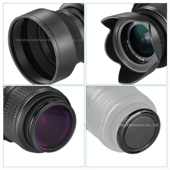 Σετ φίλτρων για DSLR κάμερα – 12-1 CPL UV FLD ND2/4/8, με μεσαίο κράτημα