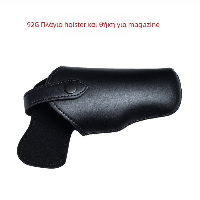 Θήκη πιστολιού από γνήσιο δέρμα για ζώνη, αριστερό/δεξί χέρι, συμβατή με 92G και Glock 17/19, γρήγορη ανάσυρση, εξωτερική τακτική χρήση.