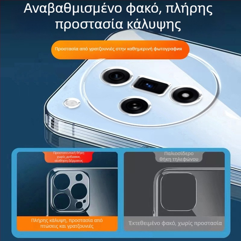 Θήκη Zhuoku TPU για OPPO Find X7 Pro, Find X6, Find X5, Find X3 και X8 Pro – μινιμαλιστικός σχεδιασμός, αντοχή σε πτώσεις