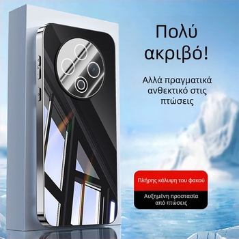 Θήκη για κινητό VIVO με προστασία φακού, ηλεκτροπλατινωμένος καθρέφτης, υλικό PC, αντιολισθητική, ανθεκτική στη σκόνη, αντοχή σε πτώσεις