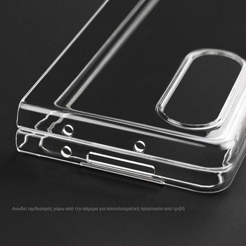 Θήκη Samsung Galaxy Z Fold7, διαφανής PC σκληρή θήκη, προστασία από πτώση, απαγωγή θερμότητας