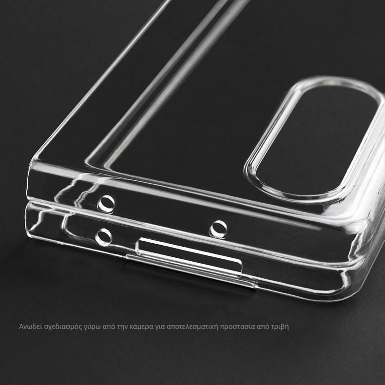 Θήκη Samsung Galaxy Z Fold7, διαφανής PC σκληρή θήκη, προστασία από πτώση, απαγωγή θερμότητας