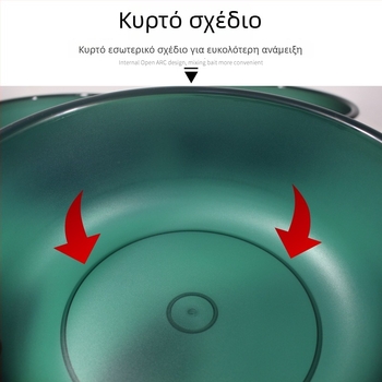 Σετ τριών δίστων δολώματος με παχύ και βαθύ σχεδιασμό, μη κολλητή επιφάνεια διανομής δολώματος για μεγάλες μαύρες περιοχές ψαρέματος