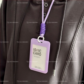 Θήκη καρτών με λουράκι — άλμπουμ στυλ, πλαστικό, δημιουργικός σχεδιασμός