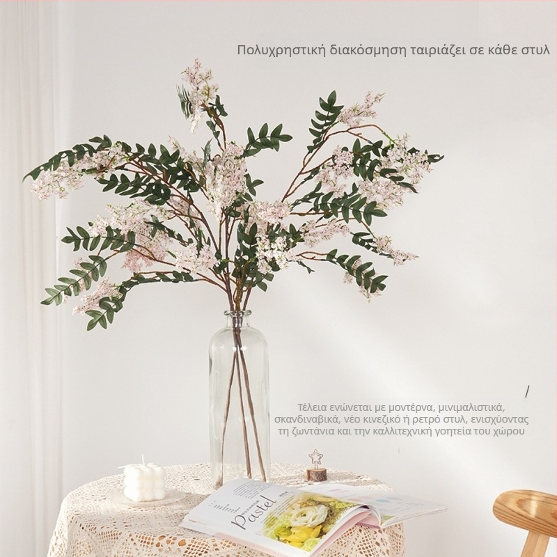 Τεχνητό μπουκέτο με μεταξωτά άνθη, μάρκα Plain state, μορφή: ένα κλαδάκι, χρήση: Άλλες