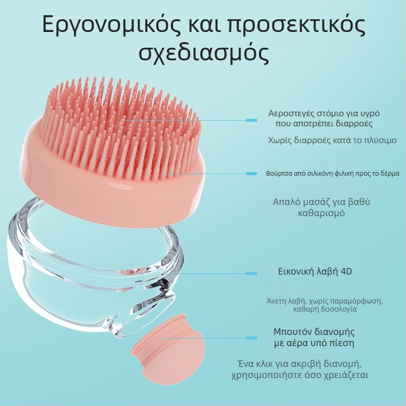 Βούρτσα μπάνιου για σκύλους για φροντίδα γούνας – Καθαρισμός και μασάζ, Υλικό: Άλλο