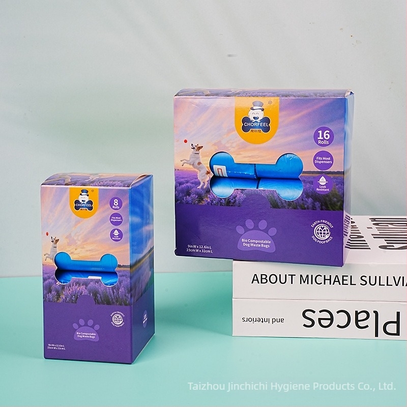 Σακούλες αποβλήτων κατοικίδιων για σκύλους και γάτες – μιας χρήσης σακούλες καθαρισμού, με επίπεδο άνοιγμα, HDPE+EPI, κανονικού πάχους