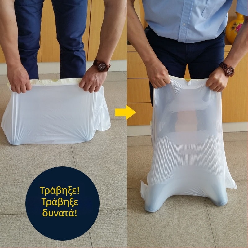 Snow Mountain Star σακούλες μιας χρήσης για γατοκάδο - παχείς PE πλαστικά, φορητός σχεδιασμός