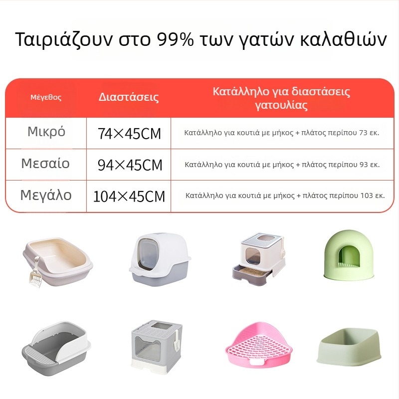 Σακούλες μίας χρήσης για κουτί ακαθαρσιών γάτας – παχιές, φορητές, για μίας χρήσης