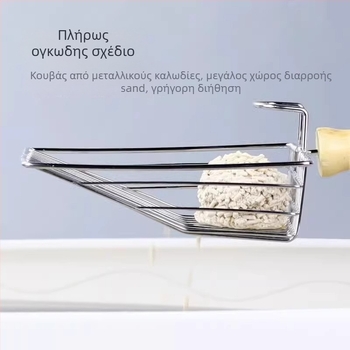 Μεταλλική κουτάλα για άμμο γάτας για κατοικίδια – εγχώρια κατασκευή, χωρίς ιδιωτική μάρκα, χωρίς δώρο