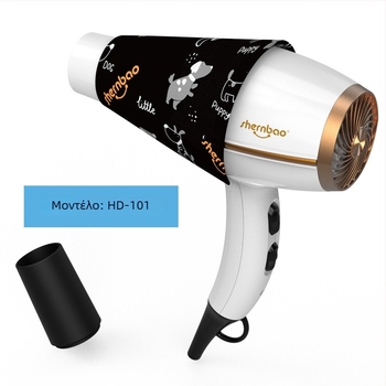 Hd-101 Στεγνωτήρας τρίχας για κατοικίδια (γάτες και σκύλοι), κινητήρας AC, 1200–1599 W, 220 V, Προστασία από υπερθέρμανση