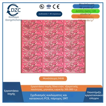 Πλακέτα PCB ελέγχου για στεγνωτήρα κατοικίδίων, 1 στρώση, υπόστρωμα 94HB, αναφλέξιμο, OSP τεχνολογία
