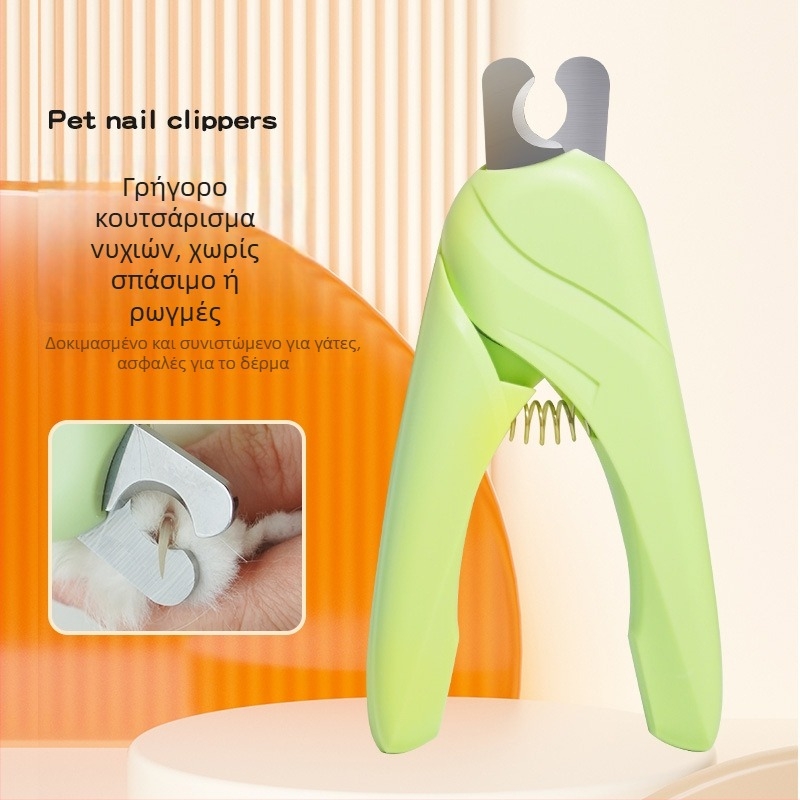 Νυχοκοπτικά για γάτες και σκύλους με ανοξείδωτη κεφαλή κοπής για περιποίηση νυχιών