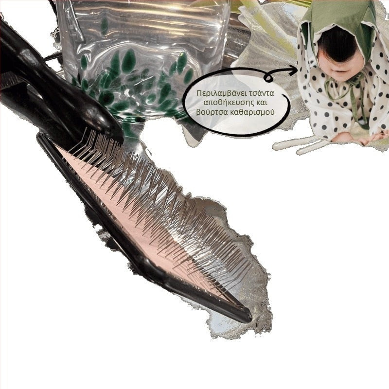 Kingpet Επαγγελματικό εργαλείο με βελόνες για σκύλους και γάτες – τιτάνιο καθρέφτης, ανώδυνο άνοιγμα κόμπων