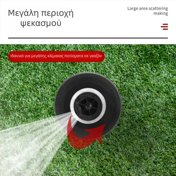 Υπόγειος πλαστικός ακροφύσιο ψεκαστήρα, εσωτερική σύνδεση, 360° ρυθμιζόμενος ψεκασμός, μοντέλο 1800