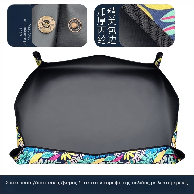 Κηπουρικό χαλάκι: Υλικό: TPE + πολυεστέρας; Πάχος υφάσματος: 360 g; Κατάλληλο για αλλαγή γλάστρών, ανάμειξη χώματος και κλάδεμα φυτών