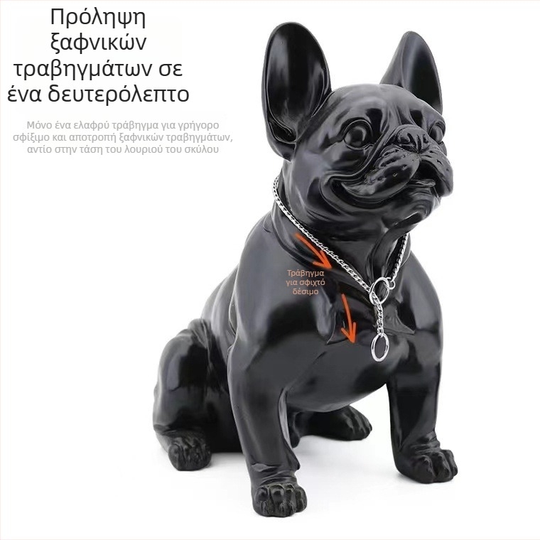 Lu Chong κολάρο σκύλου από χαλκό με αλυσίδα φιδιού και P-αλυσίδα, ανθεκτικό στη διάβρωση, επεκτάσιμο, κατάλληλο για σκύλους και γάτες, σετ 100 τεμάχια