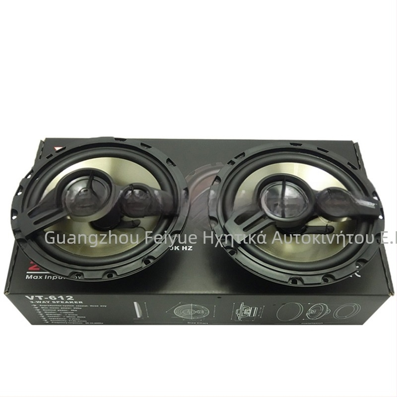 GB-VT612 Κοξιακό ηχείο αυτοκινήτου, 220W, 4Ω, 30Hz–33kHz, ευαισθησία 91dB