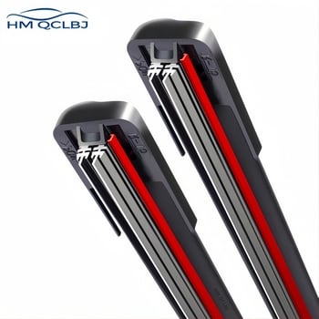 Χωρίς σκελετό πολυλειτουργικός υαλοκαθαριστήρας με A-Joint – για όλα τα οχήματα, 12V κινητήρας, 6-στιβάδες καουτσούκ λεπίδα