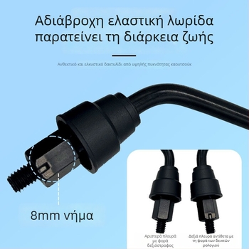 Καθρέφτης οπισθοπορείας για Taoling ηλεκτρικό όχημα, γωνία 8 mm αριστερά-δεξιά, καθρέφτης ανάστροφης κίνησης, με ανακλαστική επιφάνεια