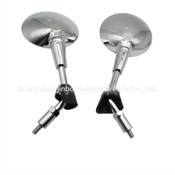 Jinbo Despa στρογγυλός καθρέφτης οπισθοπορείας μοτοσικλέτας για Vespa LXV/Sprint 150 και GTS 300 — πλαστικό περίβλημα, στήριξη με βίδες M8