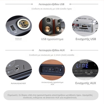 Δέκτης Bluetooth αυτοκινήτου, μίνι USB ήχος μετατροπέας, Bluetooth 5.0, ασύρματος ενισχυτής οικιακού ήχου και υπογούφερ